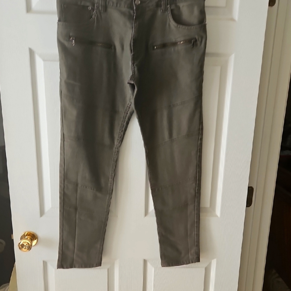 Mens dark green jeans Size 36/30